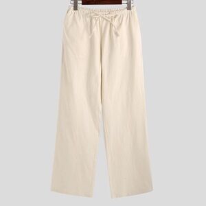 NWT island Winds cream linen type pants